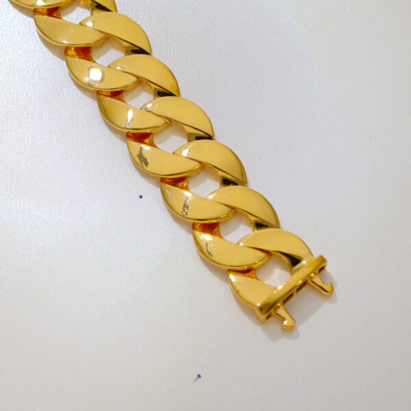Fancy Versace Logo Mens Bracelet - Image 3