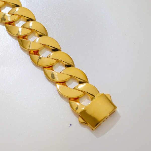 Fancy Versace Logo Mens Bracelet - Image 4
