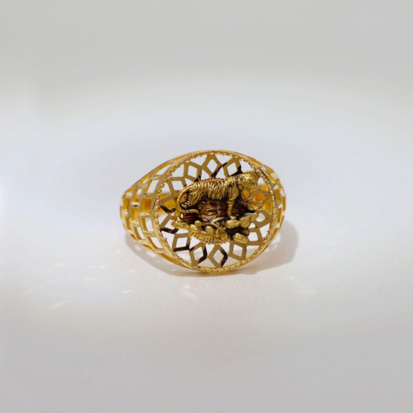 Lion Designer Gents Ring - Image 2