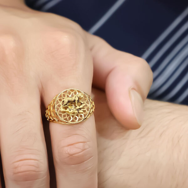 Lion Designer Gents Ring - Image 6