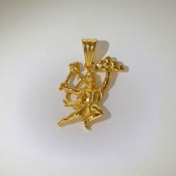 The Bajrangbali Pure Gold Pendent - Image 2