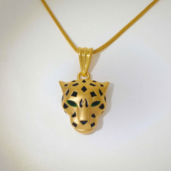 Jaguar Gold Pendent - Image 3