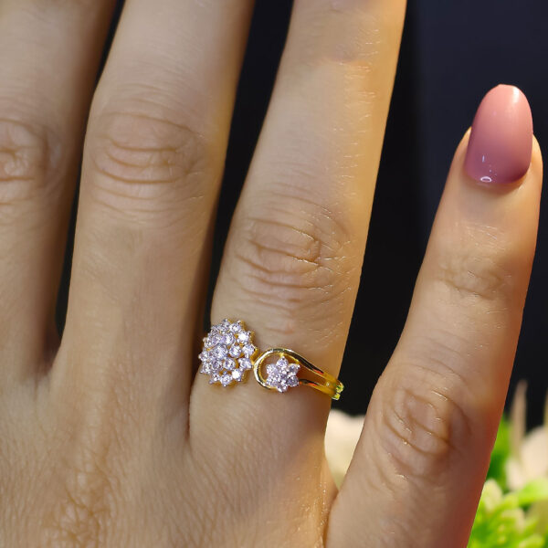 Kiki Fiorella Floral Stone Ring - Image 2