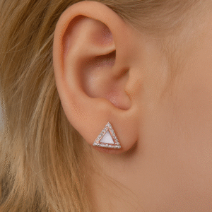 Contemporary Crystal Dangle Earrings