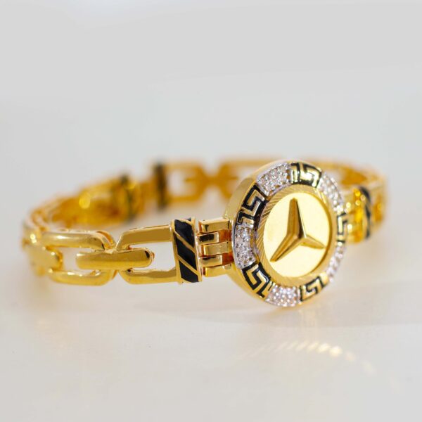 Golden Mercedes Crest Bracelet - Image 4