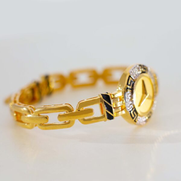 Golden Mercedes Crest Bracelet - Image 3