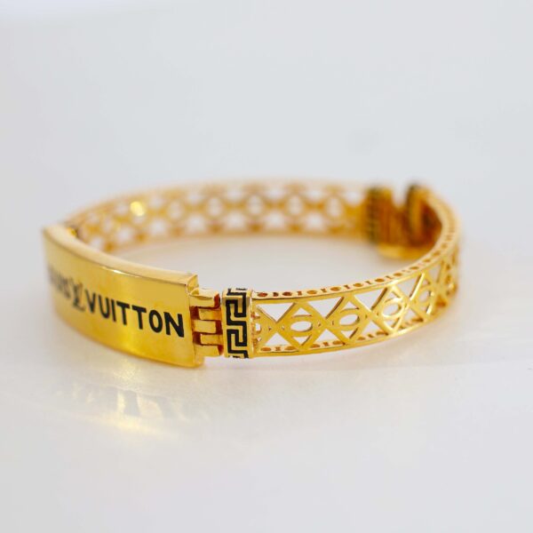 LOUIS VUITTON STAINLESS GOLD BRACELET - Image 2