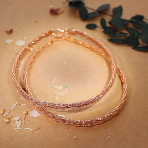 Rose Gold Elegance Anklets - Image 4