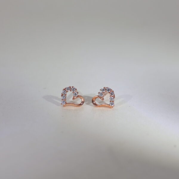 Diamond Studded Drop Earrings - Image 2