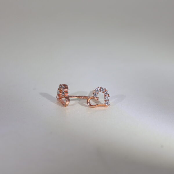 Diamond Studded Drop Earrings - Image 3