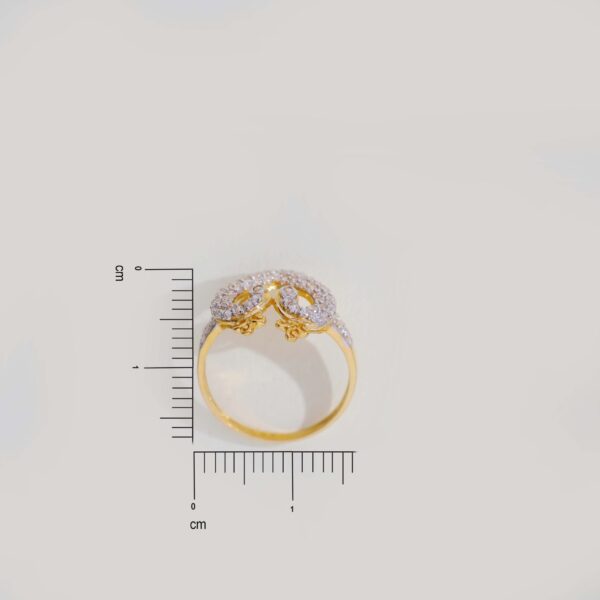 Fashionable Gold Plated Couple Peacock Ring - Image 5