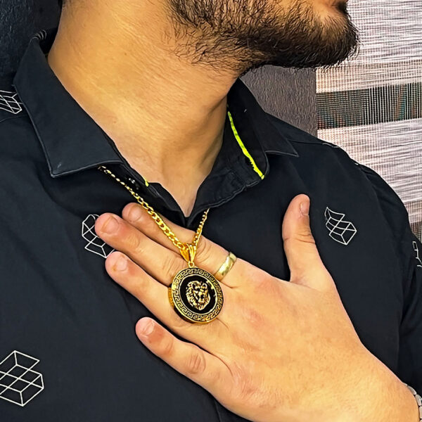 Sher Gents Gold Pendant - Image 5