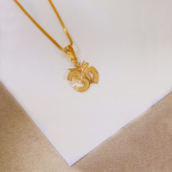 The Om Gold Pendent - Image 5