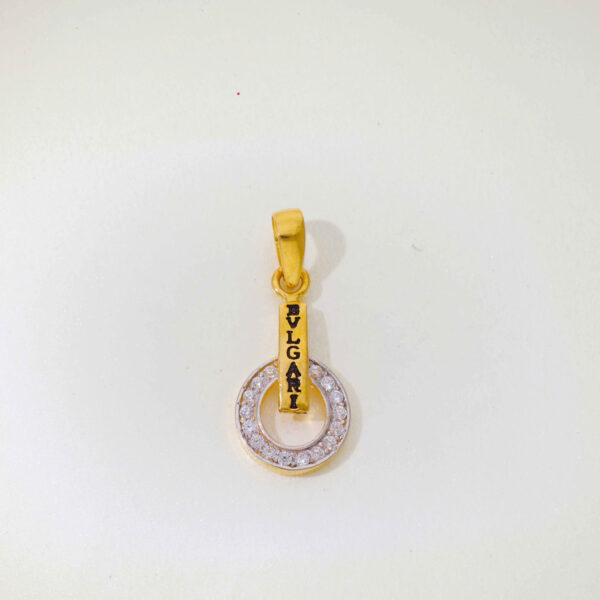 Bvlgari Ladies Stone Pendent - Image 2