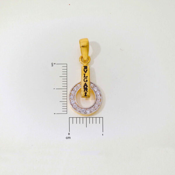 Bvlgari Ladies Stone Pendent - Image 5