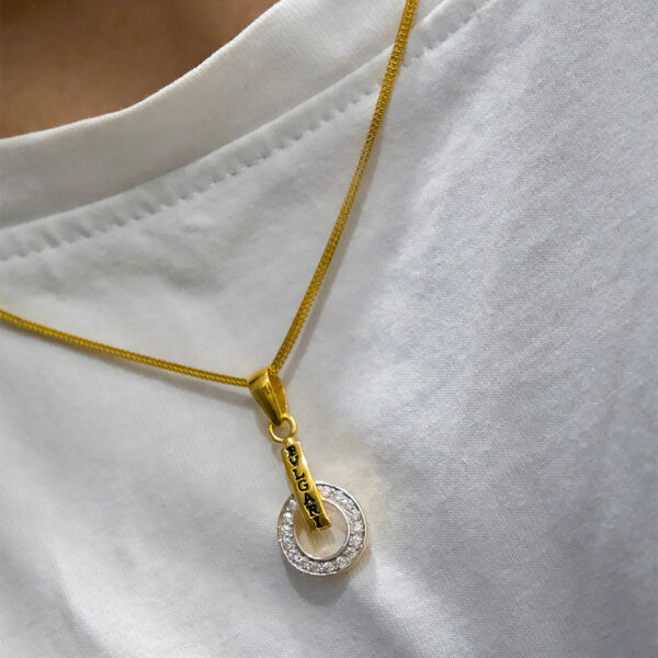 Bvlgari Ladies Stone Pendent - Image 6