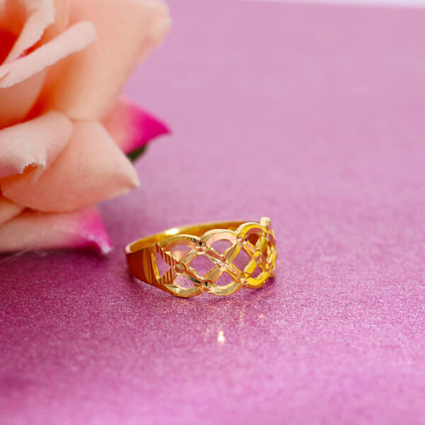 Parallel Criss Cross Ring - Image 4