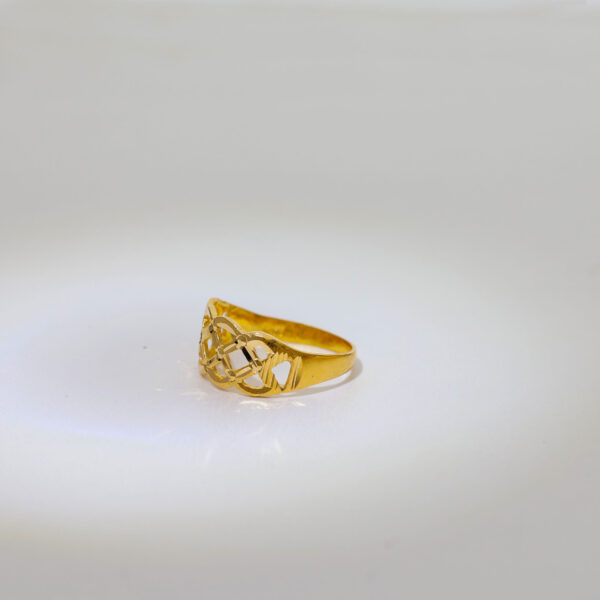 Parallel Criss Cross Ring - Image 3