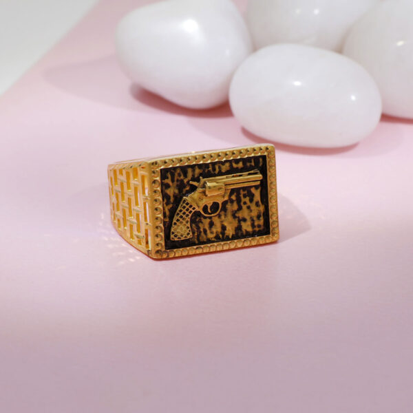 Designer Gun Gents Ring - Image 5