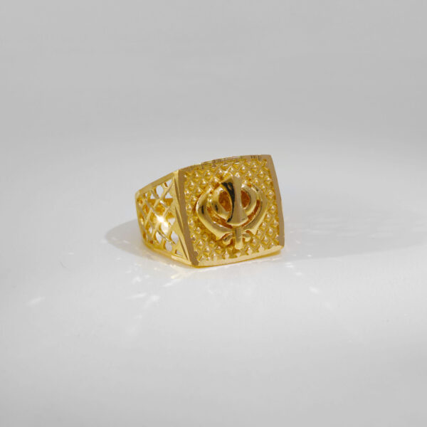 Sikh Khanda Gents Ring