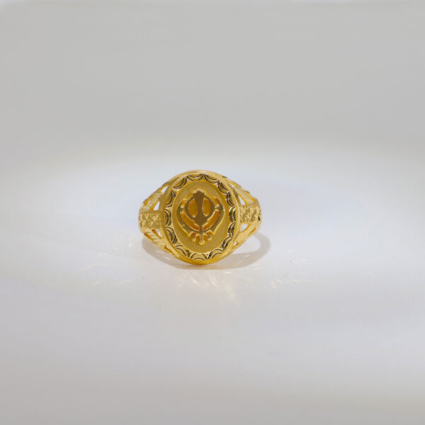 Sikh Khanda Ring - Image 2
