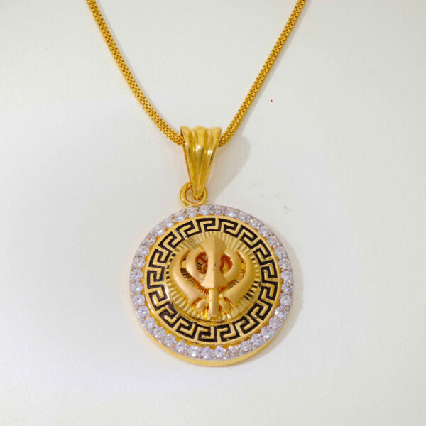 Versace Khanda Stone Pendent - Image 2