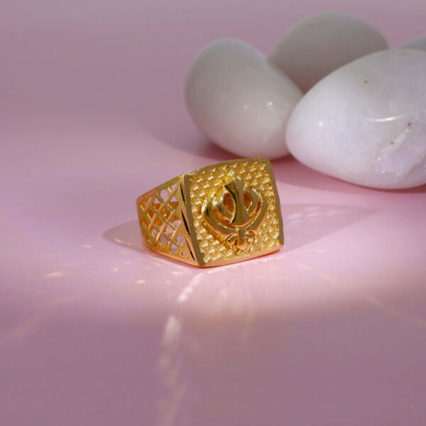 Sikh Khanda Gents Ring - Image 5