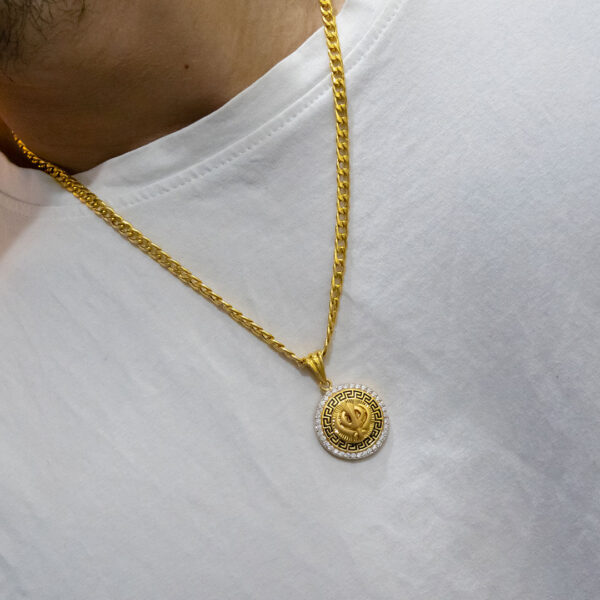 Versace Khanda Stone Pendent - Image 5