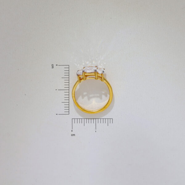 Janet Square Domed Solitaire Ring - Image 5