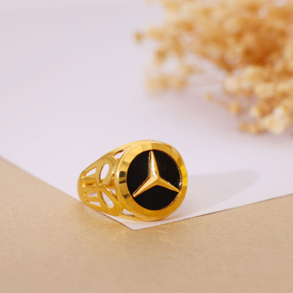 Designer Mercedes Logo Ring - Image 5