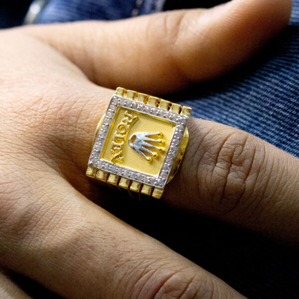 Rolex Crown Gents Ring - Image 6