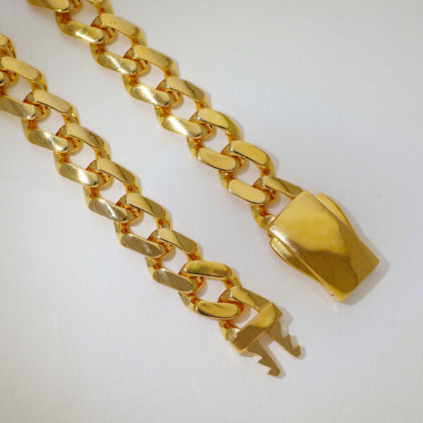 Chunky Gold Gents Bracelet - Image 4