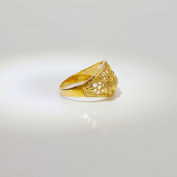 Candere Calla Leaves Cut Rings - Image 2