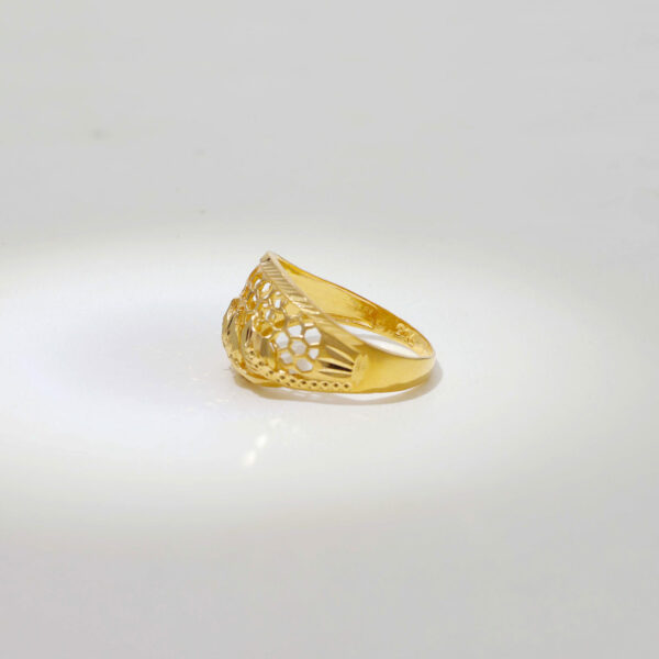 Candere Calla Leaves Cut Rings - Image 3