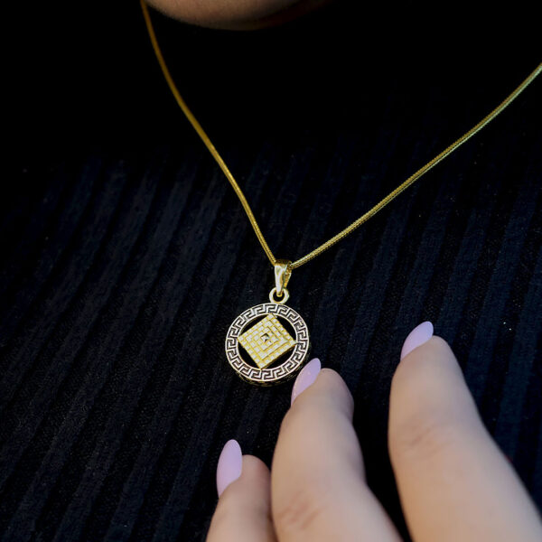 Gold Pendant With Antic Pattern - Image 7
