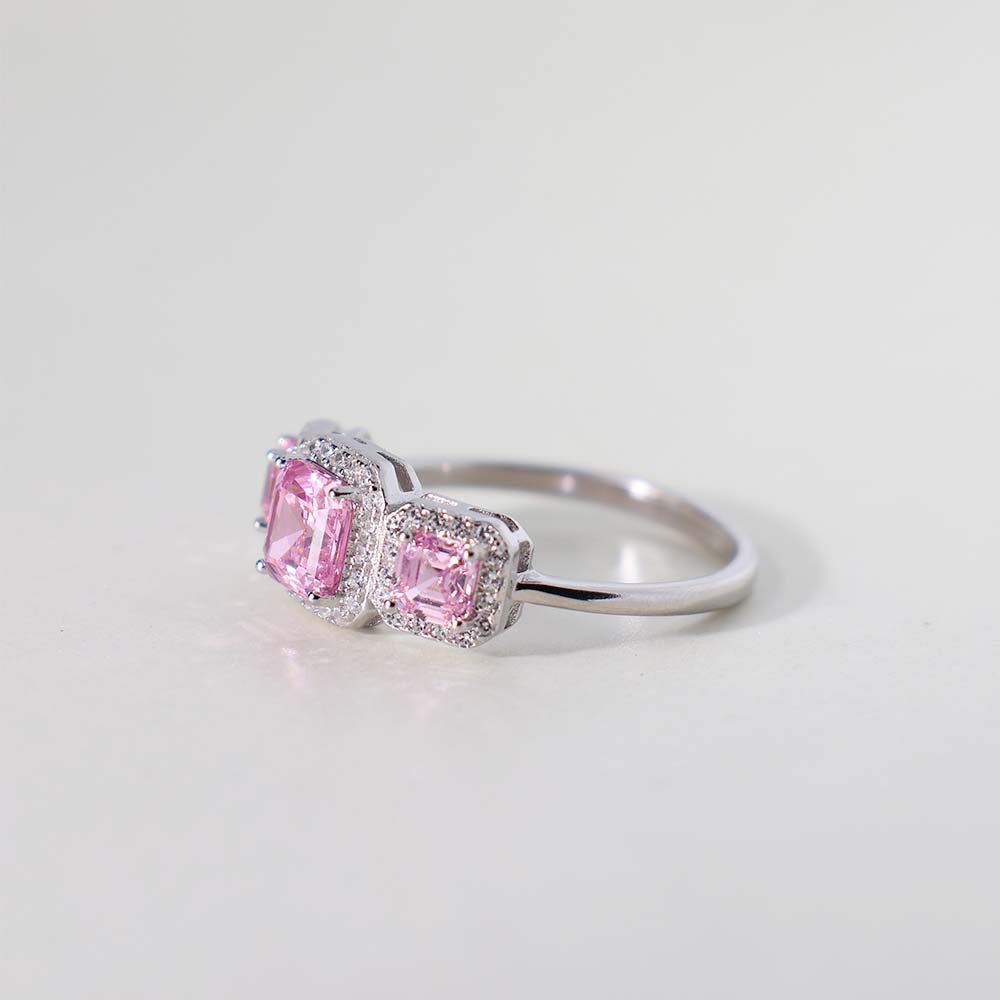 Dreamy Pink Crown Ring - Image 4