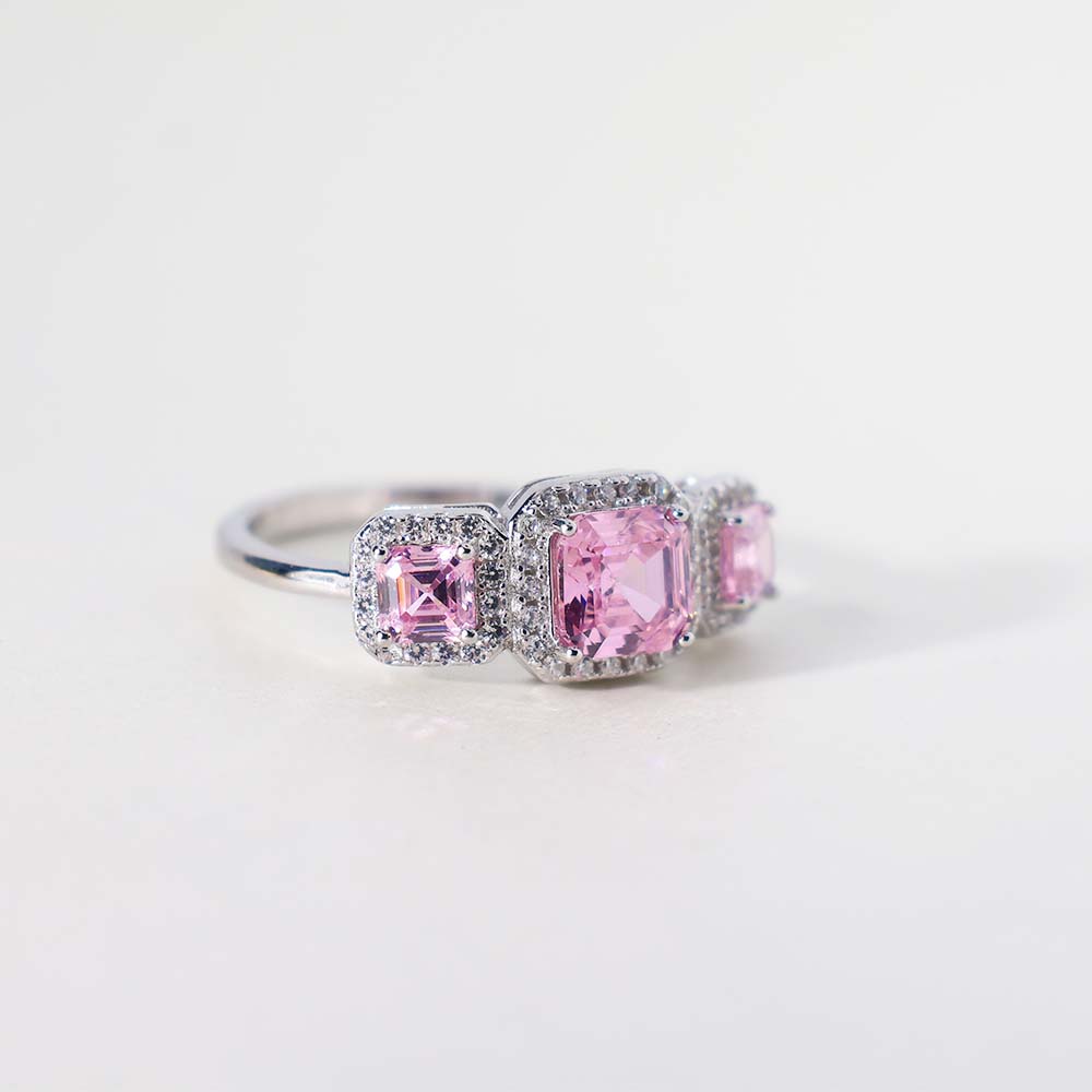 Dreamy Pink Crown Ring - Image 3