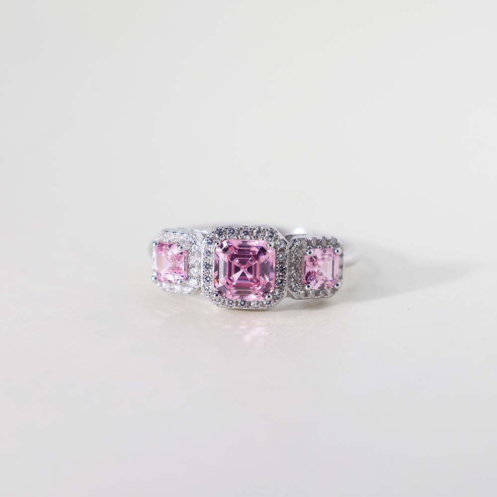 Dreamy Pink Crown Ring - Image 5