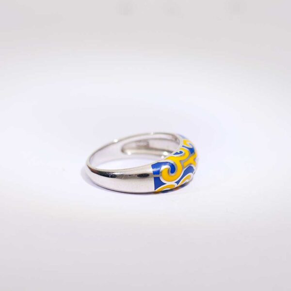 Royal Swirl Enamel Band - Image 3