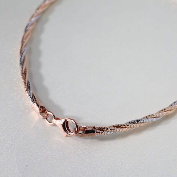 Twinkle Silver Twist Anklets - Image 5
