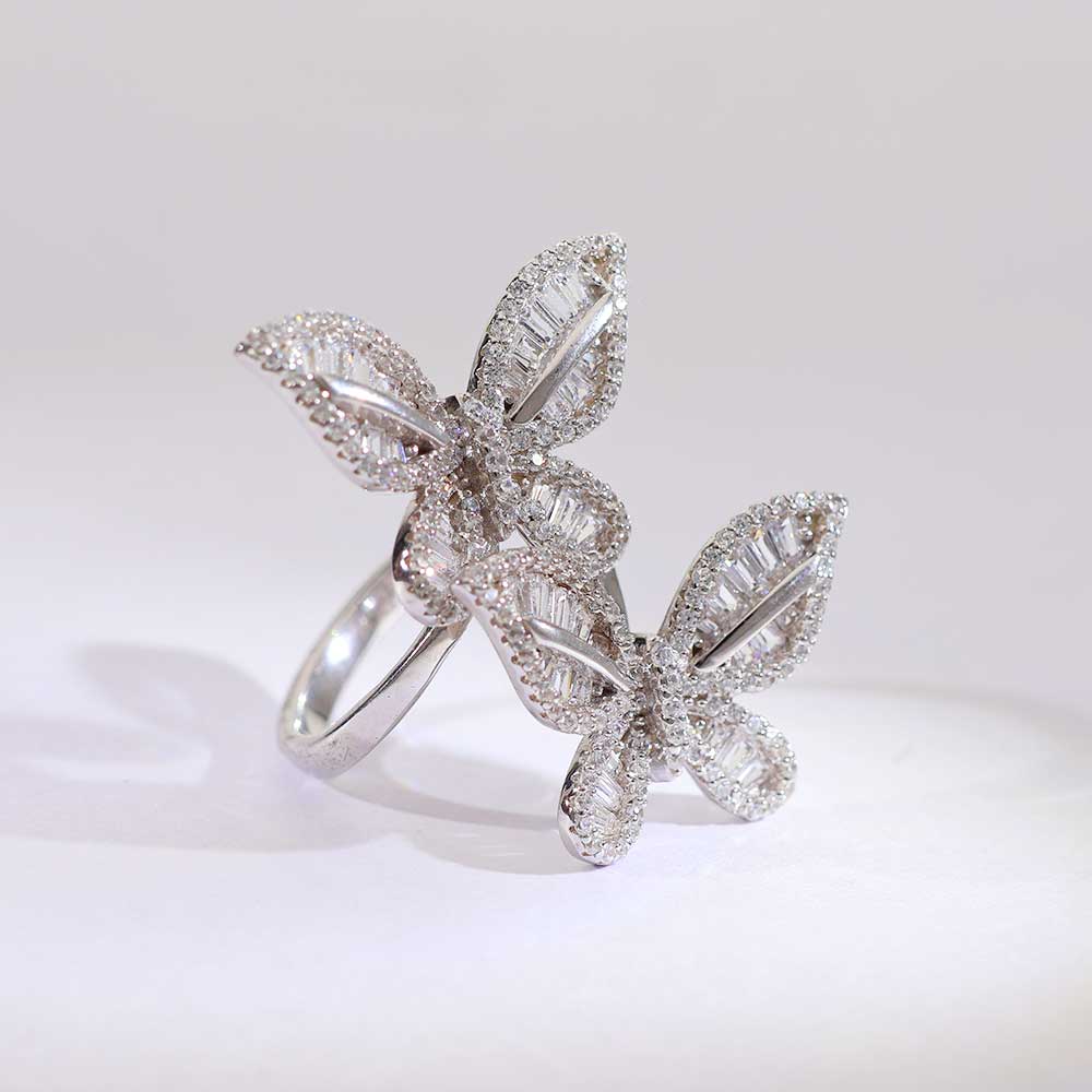 Winter Petal Statement Ring - Image 3