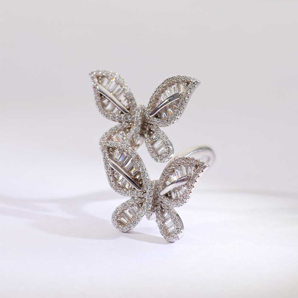 Winter Petal Statement Ring - Image 2