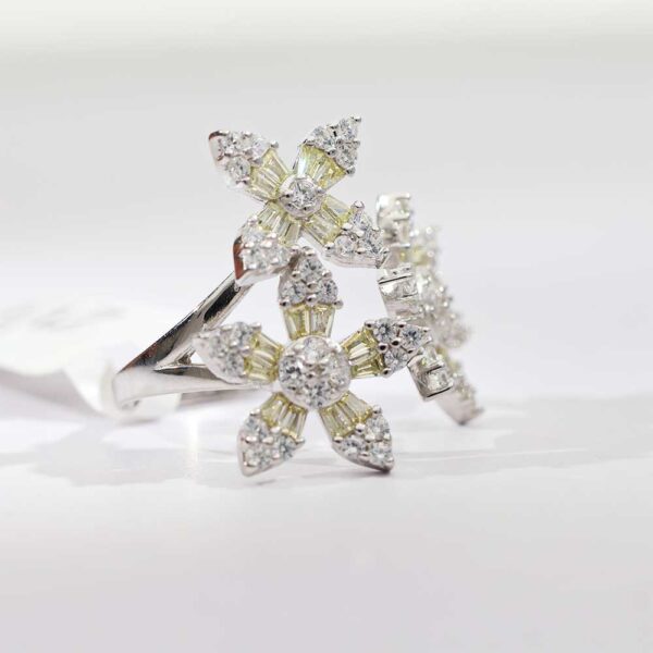 Frosted Petal Affair Ring - Image 2