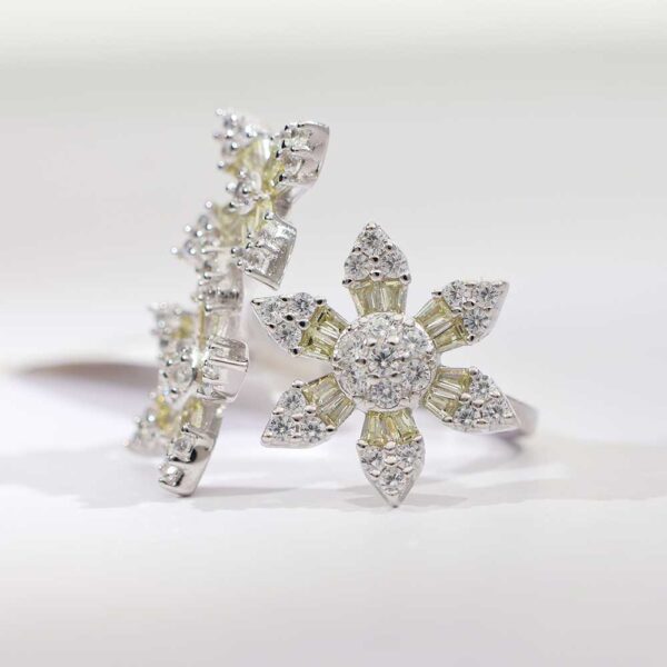 Frosted Petal Affair Ring - Image 5