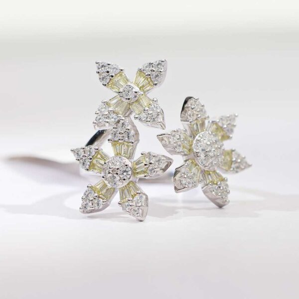 Frosted Petal Affair Ring - Image 4