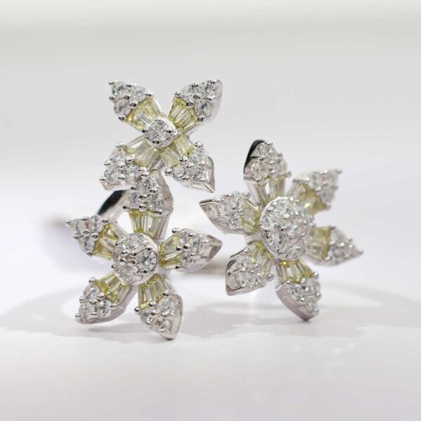 Frosted Petal Affair Ring - Image 3
