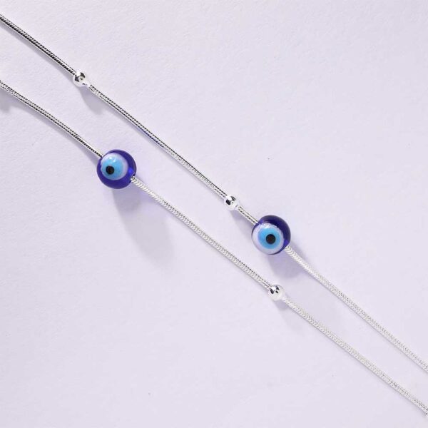 Evil Eye Charm Anklet - Image 5