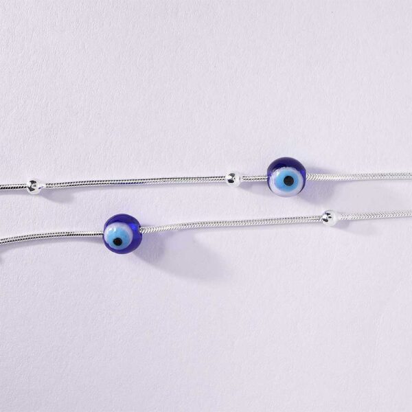 Evil Eye Charm Anklet - Image 4