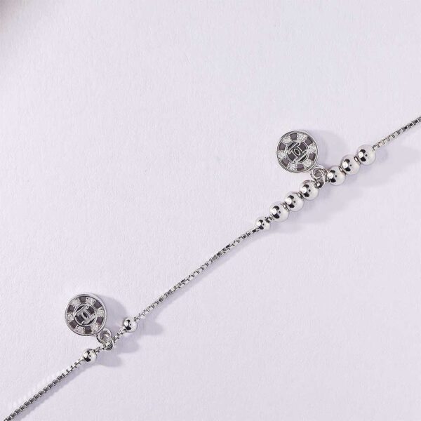 Silver Orbit Charm Anklets - Image 4