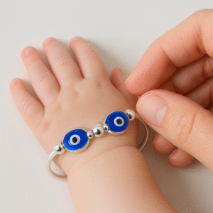 Blue Aura Baby Evil Eye Kangans